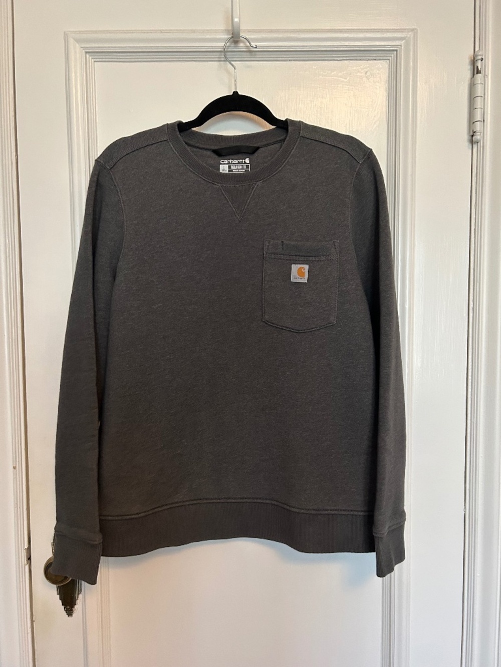Carhartt Relaxed Fit Gray Sweatshirt Size Lg